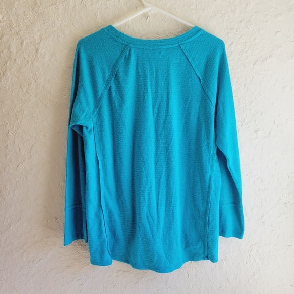 Wildfox Haley Brushed Sweater in Peacock Teal Super Soft Medium - Picture 9 of 11